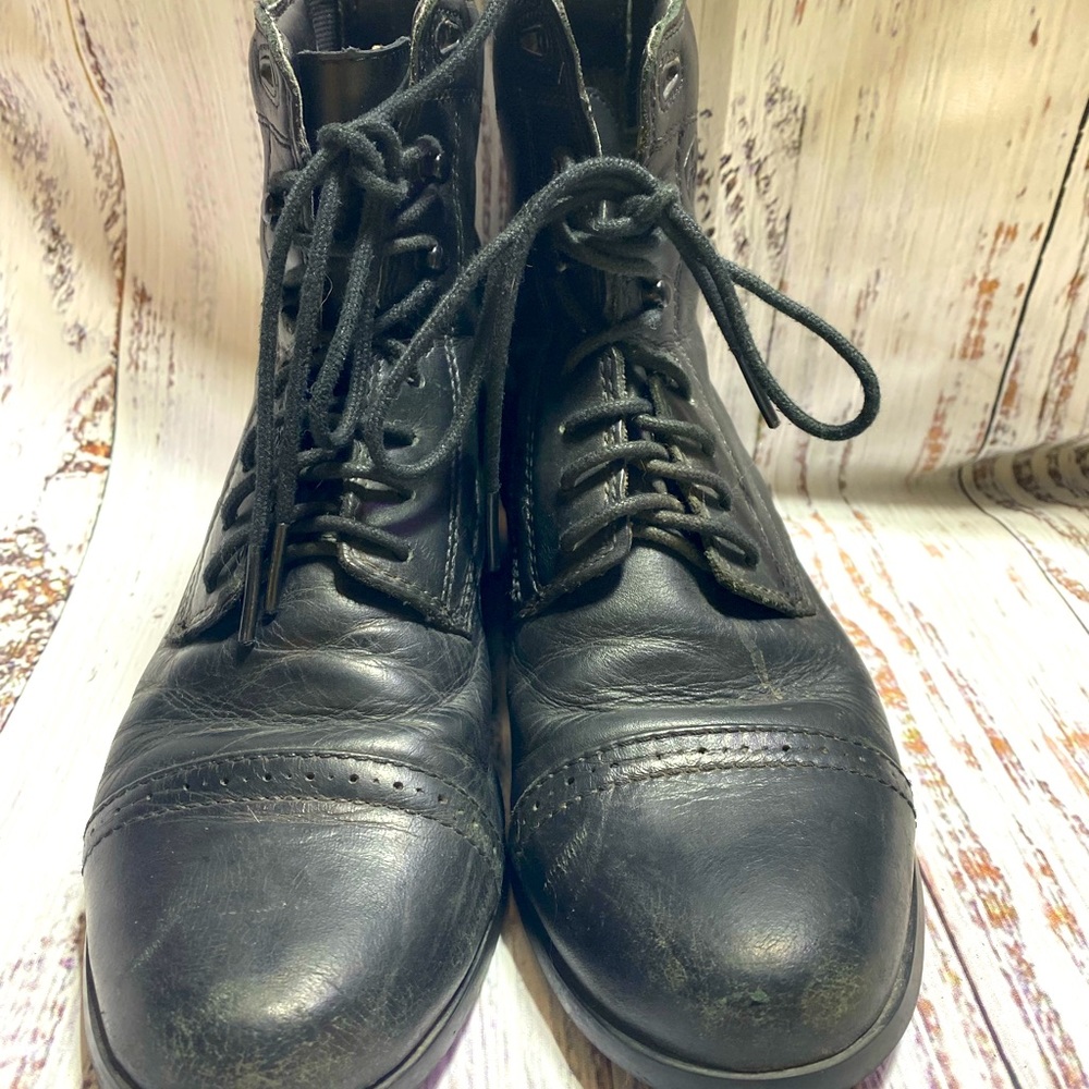 Ariat 4LR Combat Boots Black Size 5.5